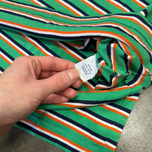 Polo Ralph Lauren Green Striped Polo Shirt - Picture 9 of 10
